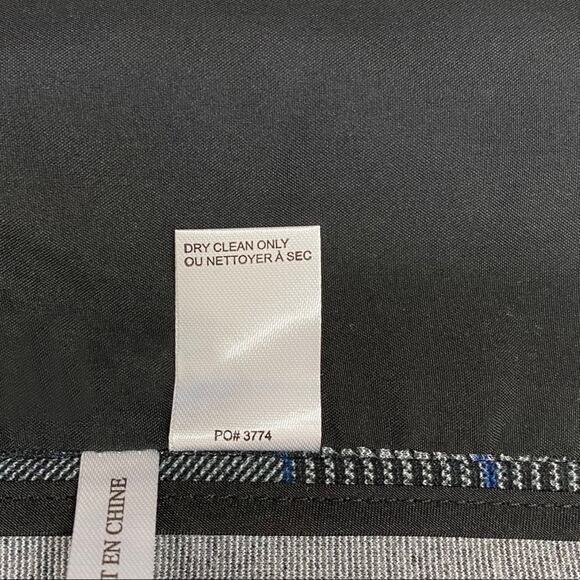 Amanda and Chelsea Multicolor Plaid Ponte Topper Jacket, Medium - Picture 9 of 9